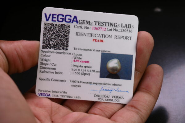 Pearl 4.93 Carat - Image 3