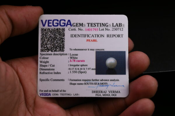 Pearl 3.78 Carat - Image 3
