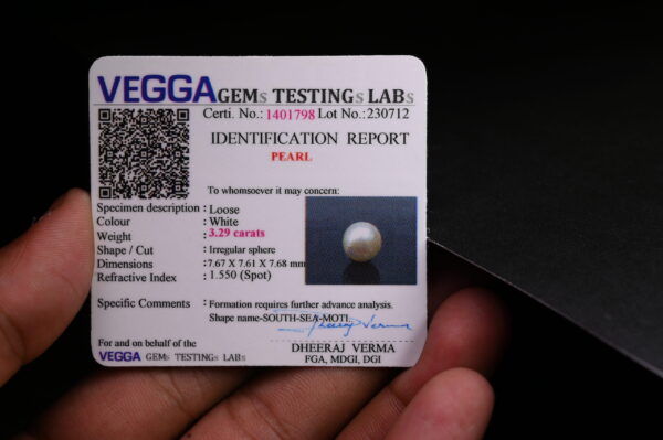 Pearl 3.29 Carat - Image 3