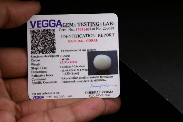 White Moonga 3.33 Carat - Image 3